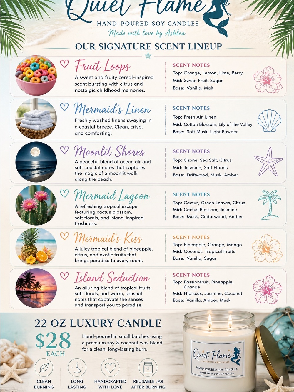 Quiet Flame 22oz Candle Buy Now - Picture 2 of 10